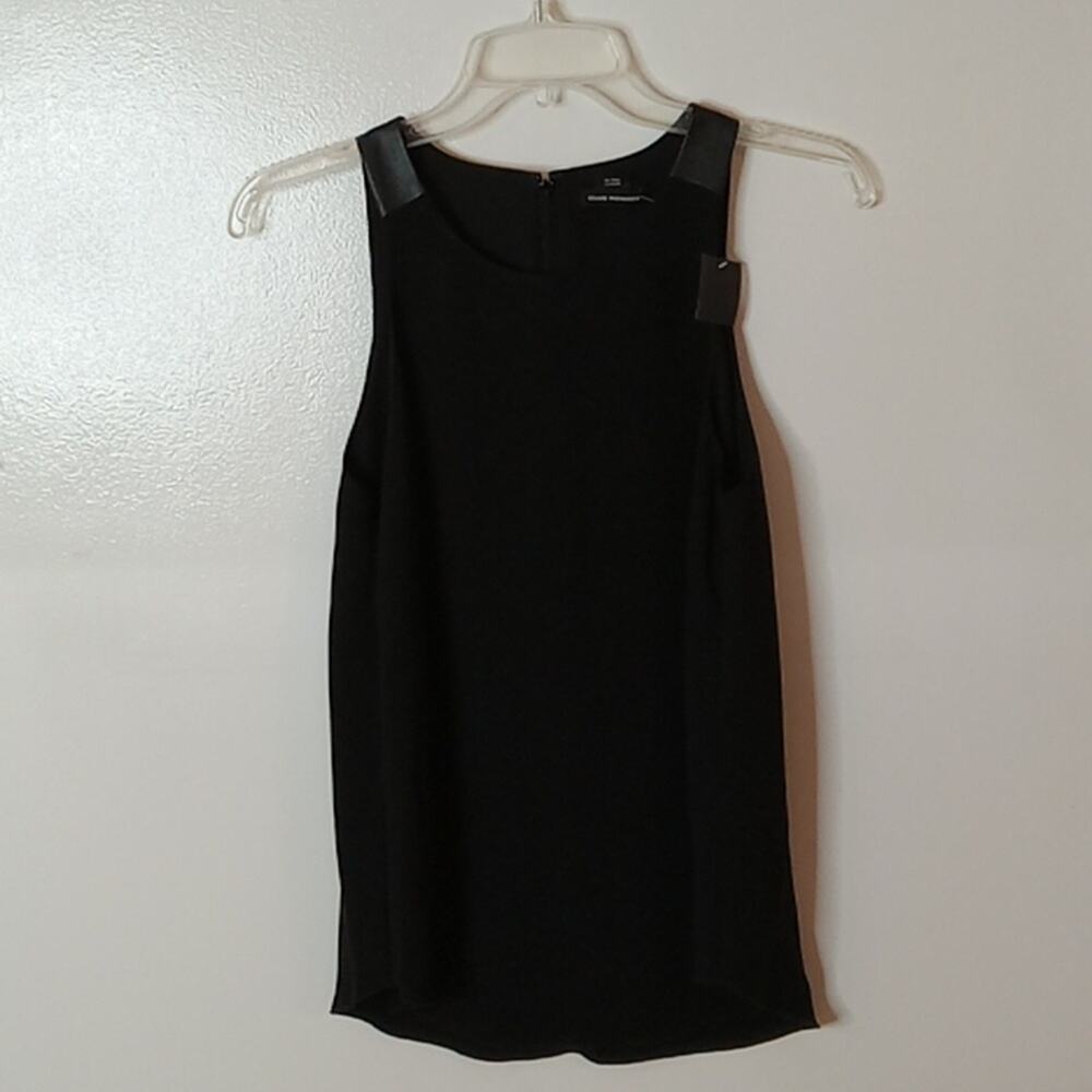 NWT Club Monaco Soot Black Pomaline tank Small